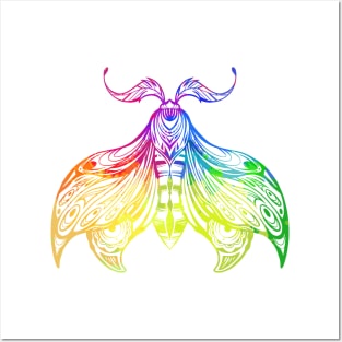 Bright moth Posters and Art